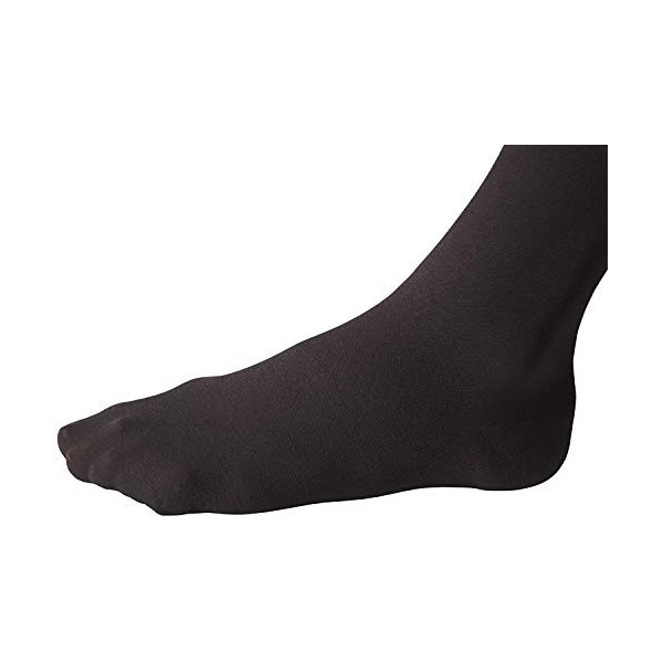 Jobst 114220 Relief 30-40 mmHg Ferm- hauts de cuisse Toe avec Silicone Top Band - Size & Color-Noire Petit