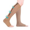 Bas de contention,Haofy 1 à Fermeture éclair Chaussettes de Compression pour Hommes et Femmes Chaussette de Contention pour V