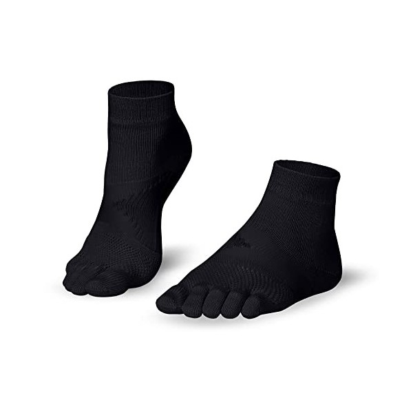 KNITIDO Marathon TS Chaussettes à orteils sport avec support du pied et système anti-ampoules, pointure:39-42, Coleur:navy / 