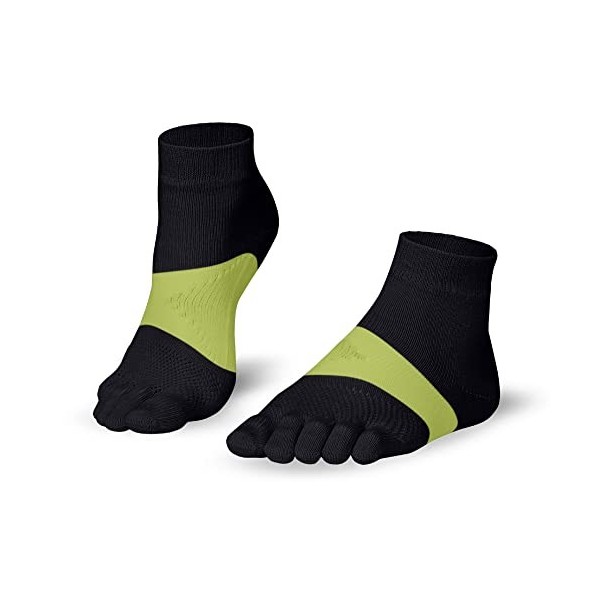 KNITIDO Marathon TS Chaussettes à orteils sport avec support du pied et système anti-ampoules, pointure:39-42, Coleur:navy / 