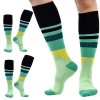 cheap4uk 2 Paires Chaussettes De Contention Femme Homme 15~20mmhg Courir Rouler Femme Enceinte Chaussettes De Compression FR