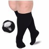 JiaHan Chaussettes de Compression Grande Taille XL-7XL, Mollet Large pour Femmes et Hommes Bas de Compression de Soutien médi