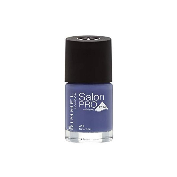 RIMMEL LONDON NAIL POLISH SALON PRO NAVY SEAL 411 12ML