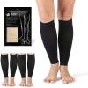 VARCOH Chaussettes de Contention Femme, 2 paires Manchons de Compression pour mollets 20-30 mmHg Soutien Ferme gradué bas po