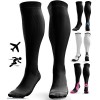 aZengear Chaussette de Compression Femme et Homme 20-30mmHg Classe 2 Bas de Contention Mollet Medical Sport Running de Vol 