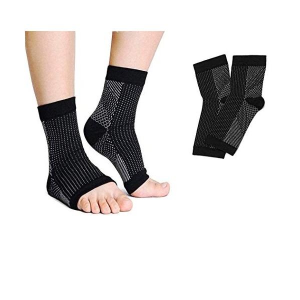 Chaussettes de compression pour aponévrosite plantaire 2 paires de chaussettes par paquet compression graduée Un soutien pa