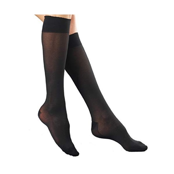 Chaussettes de contention Secret Classe 2 Thuasne Venoflex Dune Taille 1 Hauteur Normal