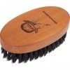 Seven Potions Brosse à barbe en poils de sanglier pour hommes. Fabriquée en bois de poirier avec des poils fermes pour dompte