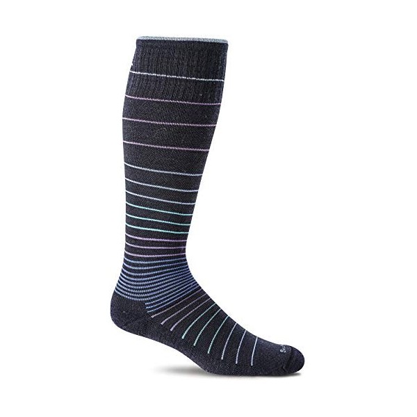 Sockwell Femme circulateur dChaussettes de Compression, Femme, Circulator, Bleu Marine, S/M