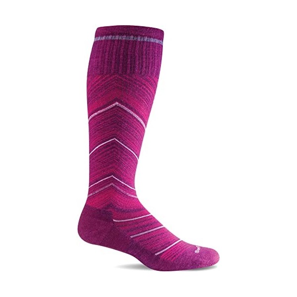 Sockwell Chaussettes de compression graduées Full Flattery pour femme, Lavande, Small-Medium