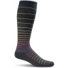Sockwell Bas de contention pour femme - Noir brillant - M/L Chaussettes