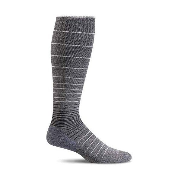 Sockwell Bas de contention pour femme - Noir brillant - M/L