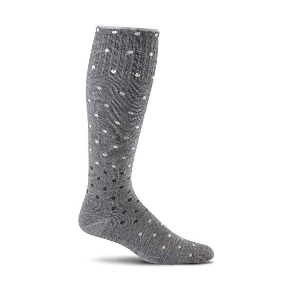 Sockwell Femme Spot Socks-Espresso de Compression, Taille Moyenne/Grande, Femme, SW3W, Charbon, M-L