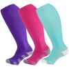 LEVSOX Chaussettes de compression pour homme et femme 20-30 mmHg