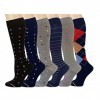 Lot de 6 paires de chaussettes de compression pour femme assortiment de 2 pointure 37-44 