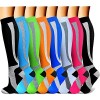 Chaussettes de compression en cuivre 7 Paires pour homme et femme – Meilleur pour la course à pied, sportifs, médicaux, DE 