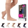 mediven comfort Compression Stockings 20-30 Calf Closed Toe Natural III