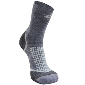 Zensah Chaussettes de course à pied unisexe en laine moyen gris