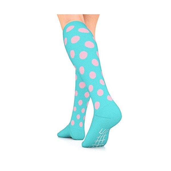 Go2 Chaussettes de compression pour homme femme infirmière coureur 16-22 mmHG Medium - - Medium