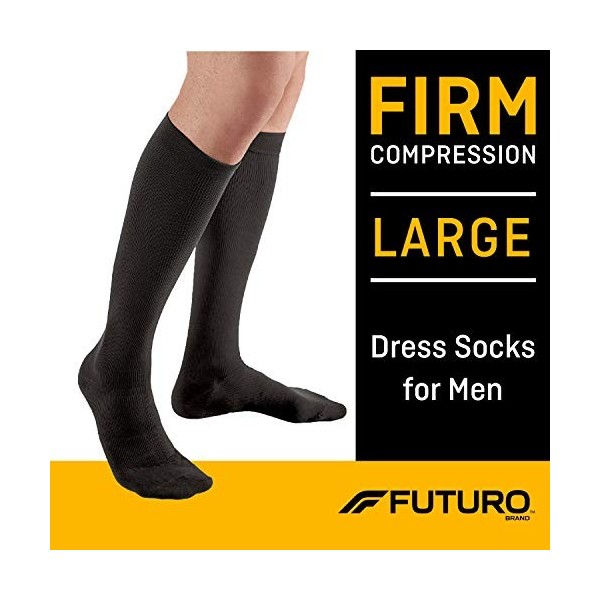 FUTURO Chaussettes de restauration pour homme Noir Taille L