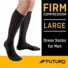 FUTURO Chaussettes de restauration pour homme Noir Taille L