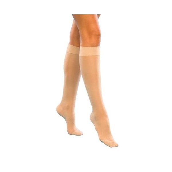 Sigvaris Medi Ven Sheer Collants de toucher doux et petite Bout fermé 30–40 mmHg VII Ébène 1/EA Mdv44157