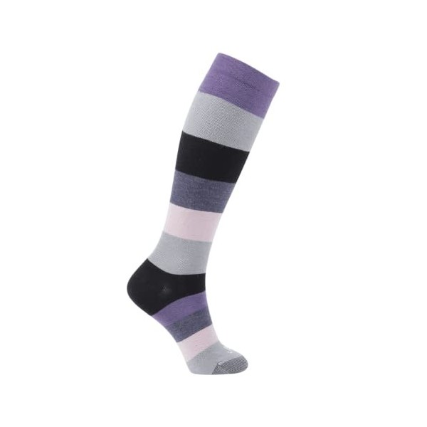 Javie Chaussettes de compression confortables 75 % laine mérinos 15-20 mmHg extra douces