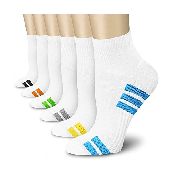 Chaussettes de compression QUXIANG pour femmes et hommes Circulation 367 paires Soutien de la voûte plantaire Compression d