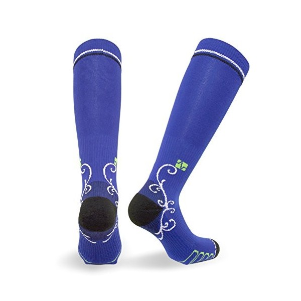 Vitalsox Femmes dégradé Chaussettes de Compression, Femme, Bleu Marine