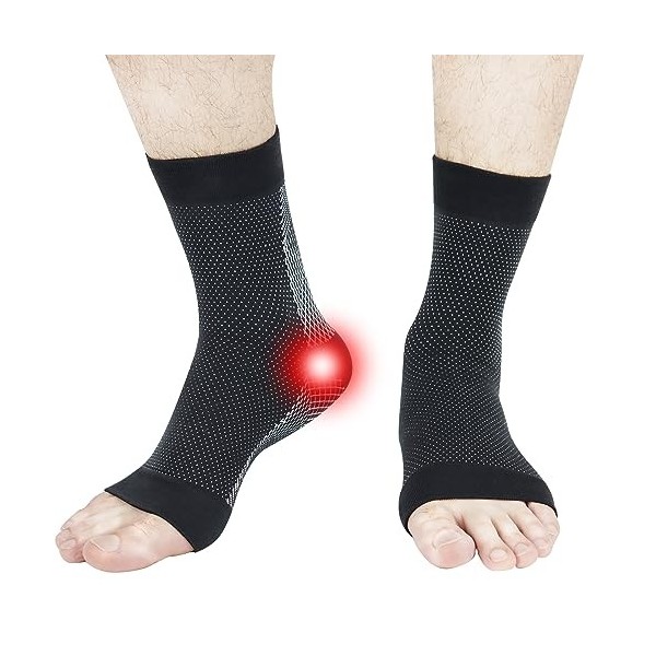 FEELJAM Neuropathie Socken, Nano-Neuropathie-Socken, Soothe Relief Socks for Plantar Fasciitis, Plantar Fasciitis Socks Compr