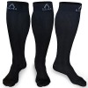 Chaussettes de Contention de Classe 2, 1 & 2 Paires de Chaussettes Homme ou Chaussettes Femme Type Bas de Contention pour lA