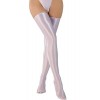 Femme Chaussettes Cuir Verni Hautes de Genou Clubwear Wetlook Collants Cuisse Haute Chaussettes Longues Violet