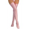 Femme Chaussettes Cuir Verni Hautes de Genou Clubwear Wetlook Collants Cuisse Haute Chaussettes Longues Violet