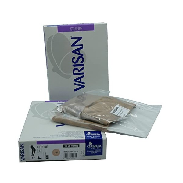 Cizeta Medicali VARISAN ETHERE1520 ATPA PO3C Chaussettes médicales Etheré classe 2 Collants de compression graduée 15-20 mmHg