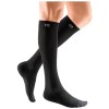 medi mediven active Bas de contention | Chaussettes de compression avec renfort au talon | KKL 1 | Noir | Taille : IV | Point