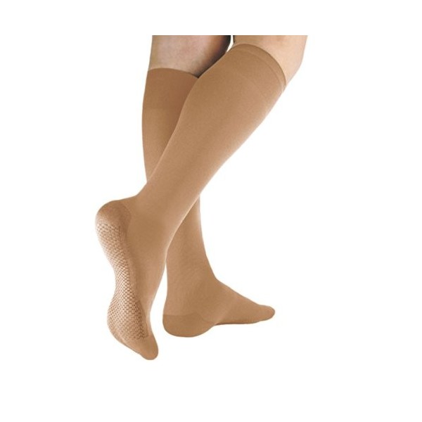 Solidea détendre Unisexe Classe 2 Chaussettes de Compression - Beige - Petit