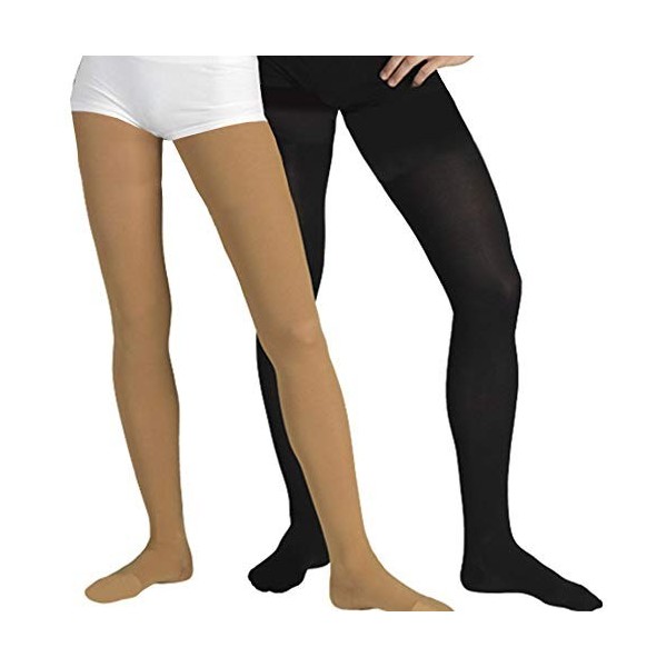 Tonus Elast 23-32 mmHg Collants de Compression à Bout Fermé, Classe 2 Médicale, Collant de Contention Unisexe avec Embout M,