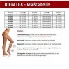 RIEMTEX Bas de compression médical en dentelle ouverte classe 2 CCL2 pour homme et femme Noir ou beige