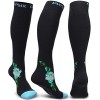 Physix Gear Chaussettes de Compression, Bas de Contention Homme Bas de Contention Femme, Chaussette Haute Femme, Voyage Avion