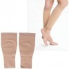 Xrten Chaussettes de Compression Mollet, 1 Paire Chaussette de Contention sans Pieds pour Hommes et Femmes Ultra Légère Élast