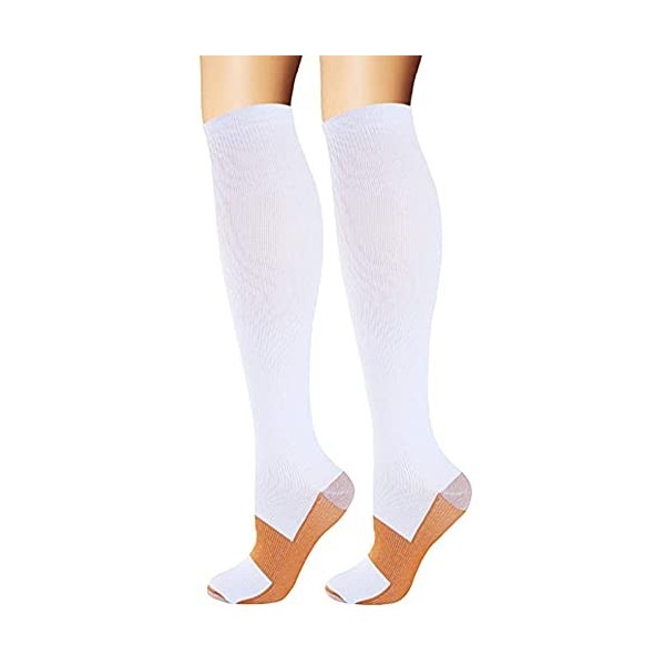 feifanshop Chaussettes de Compression pour Hommes et Femmes, Meilleure Forme Sportive pour Courir, infirmières, ashtoises au 