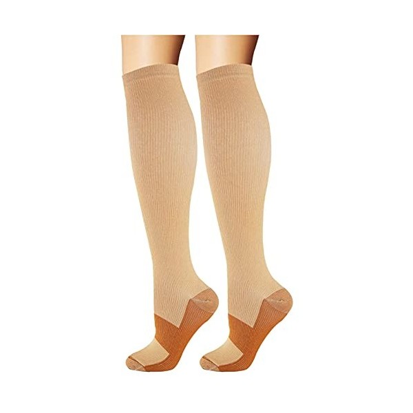 feifanshop Chaussettes de Compression pour Hommes et Femmes, Meilleure Forme Sportive pour Courir, infirmières, ashtoises au 