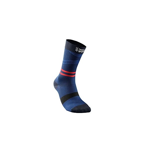 Thuasne-Chaussettes de Compression Mi-Mollet Running Sport UP ACTIV- Compression Dégressive de la Cheville vers Le Mollet - F