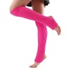 ZYSWCHB Couvre-Jambes de Danse de Yoga Chaussettes de Pied de Ballet de Protection Thermique en Laine tricotée Color : Dark 