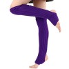 ZYSWCHB Couvre-Jambes de Danse de Yoga Chaussettes de Pied de Ballet de Protection Thermique en Laine tricotée Color : Dark 