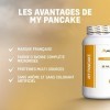 MyMUSCLE - My Pancake - Préparation en Poudre pour Pancakes Protéinés - Saveur Neutre 1110g - 30 Portions
