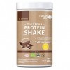 Protéines végétales biologique en poudre de Nature Zen, Cacao, Vegan protein shake, riz, pois jaune et lin bio, sans lactose,