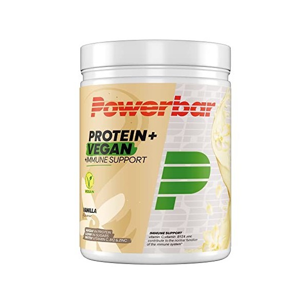Powerbar Protein Plus Vegan Immune Support Vanilla 570g - Protéines végétales en poudre