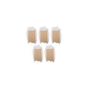 Wallfire 5 Bags Collagen Protein Casings 22mm Diameter Collagen Casings Skins for Making Roast Sausage Dog2 22mm Collagen Pro