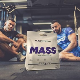 ALLNUTRITION Mass Acceleration Gainer Complément Alimentaire - Poudre de Glucides et de Protéines Animales pour Musculation -